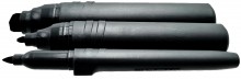 ToolPack heavy duty markering set permanent zwart, 3 stuks