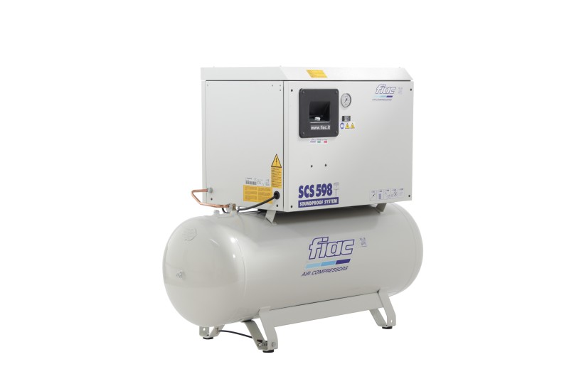 Fiac stille compressor SCS 300lt - AB598 5,5 PK 300 liter