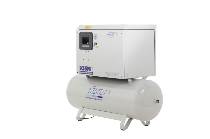 Fiac stille compressor SCS 300lt - AB598 5,5 PK 300 liter
