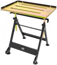 HBM arbejdsbord, vipbart og højdejusterbart, 760 x 510 mm.