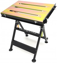 HBM arbejdsbord, vipbart og højdejusterbart, 760 x 510 mm.