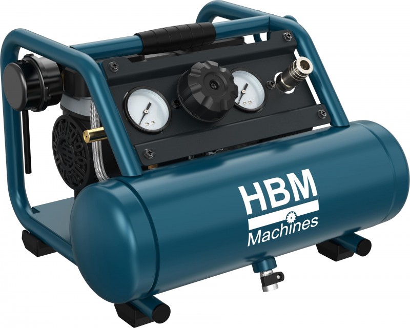 HBM stille compressor, 4 liter