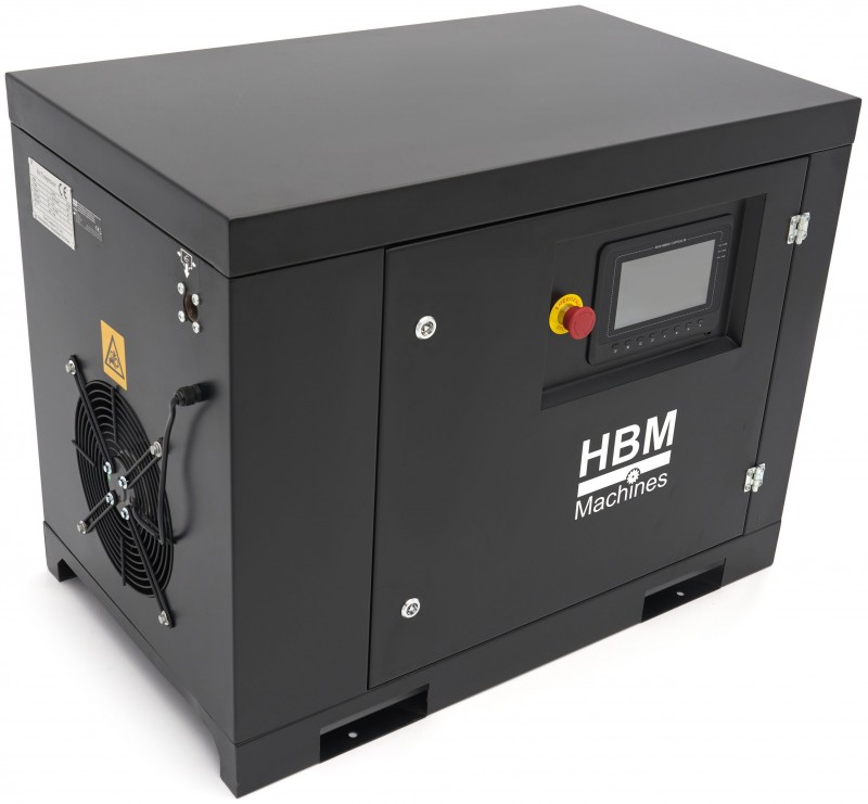 HBM mini skruekompressor, 5,5 PK, 4 kW.