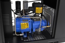 HBM mini skruekompressor, 5,5 PK, 4 kW.