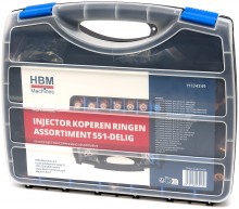 HBM injektor kobberringe sortiment 551-delt.