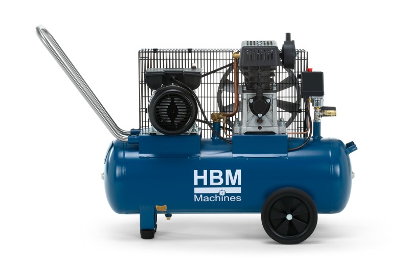HBM snaaraangedreven compressor 50 liter HBM snaaraangedreven compressor 50 liter