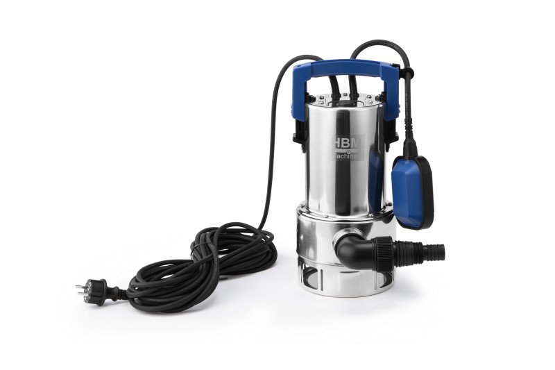 HBM dompelpomp vuilwater RVS 550W 10000 l/u