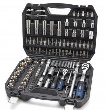 HBM 108 Delige Doppenset met Premium Ratels