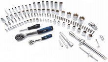 HBM 108 Delige Doppenset met Premium Ratels