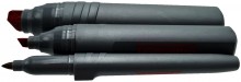 ToolPack heavy duty markering set permanent rood, 3 stuks