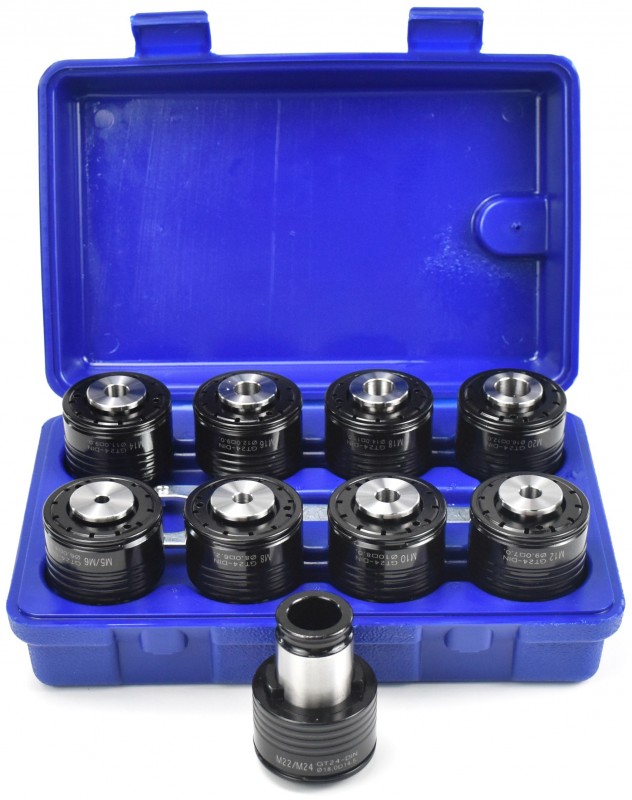 HBM spantangen set t.b.v. M6 - M24 en M6 - M36 Elektrische Taparmen
