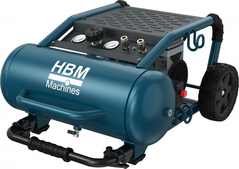 HBM olievrije stille compressor, 19 liter