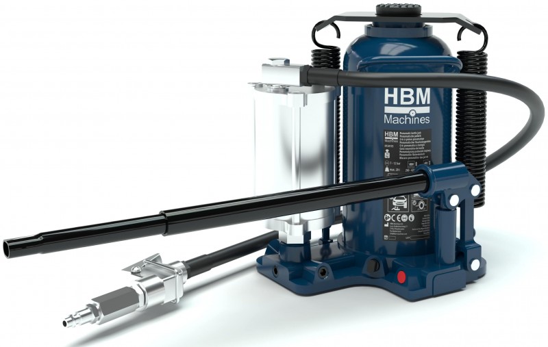 HBM pneumatische potkrik 20 ton