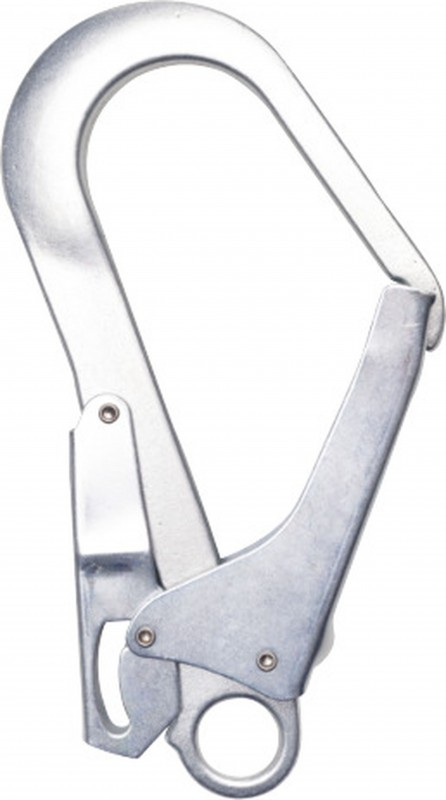 Delta Plus valbeveiliging veiligheidshaak AM022X2 V2 dubbele sluiting 55mm 2 stuks