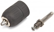 HBM hurtigspændende borepatron, 1/2 inch - 20, 2-13 mm, incl. SDS stift. HBM hurtigspændende borepatron, 1/2 inch - 20, 2-13 mm, incl. SDS stift.