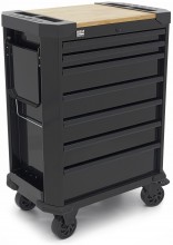 HBM gereedschapswagen 7 laden 71 cm zwart