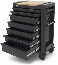 HBM gereedschapswagen 7 laden 71 cm zwart