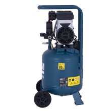 HBM verticale stille compressor, 24 liter