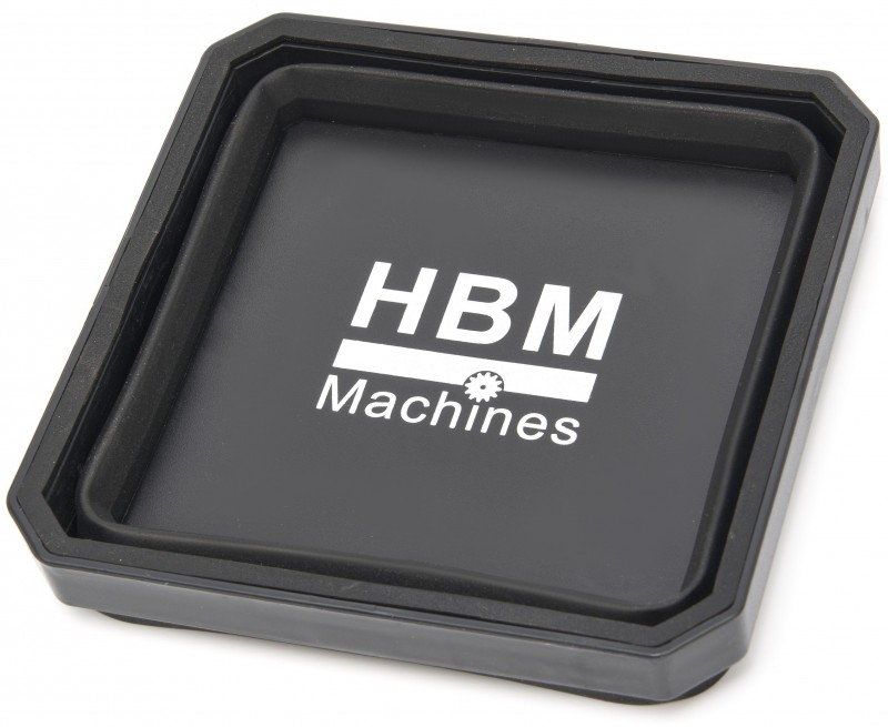 HBM magnetische onderdelenbak 115 x 20 x 115 mm (5 magneten)