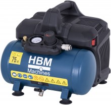HBM stille compressor 6 liter 75 dB HBM stille compressor 6 liter 75 dB