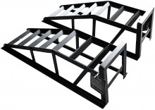 HBM oprijbokken set voor auto 2000 kg, 940 x 350 x 290 mm