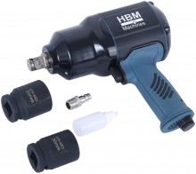 HBM pneumatische slagmoersleutelset 3/4 inch