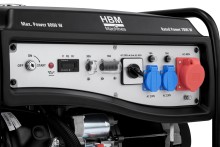 HBM aggregaat, generator 459 cc met benzinemotor 230/400V 8000W