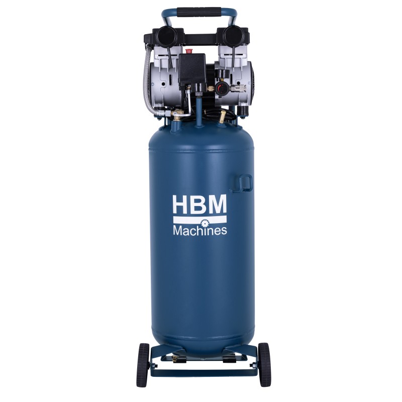 HBM verticale stille compressor, 50 liter HBM verticale stille compressor, 50 liter