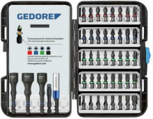 Gedore torsiebit set 666-045, 45 delig