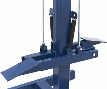 HBM strek en stuik machine op onderstel