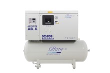 Fiac stille compressor SCS 300lt - AB958 7,5 PK 300 liter, met koeldroger