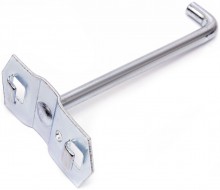 HBM enkele haak voor gereedschapswand - 100 x 6 mm HBM enkele haak voor gereedschapswand - 100 x 6 mm