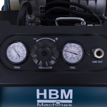 HBM stille compressor, 11 liter