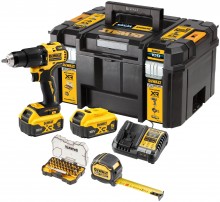 DeWalt akku slagboremaskinesæt inklusive lampe DCZ100P2KT-QW. DeWalt akku slagboremaskinesæt inklusive lampe DCZ100P2KT-QW.