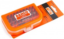 Bahco bitset voor gleuf, Phillips, Pozidriv, TORX 31-delig