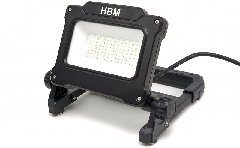 HBM dimbare LED bouwlamp 0 tot 7000 lumen, opvouwbaar
