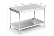 HBM werkbank RVS 120 cm