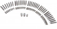 HBM inbus, torx, spline en ribe doppenset 75-delig