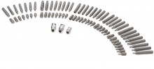 HBM inbus, torx, spline en ribe doppenset 75-delig