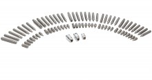 HBM inbus, torx, spline en ribe doppenset 75-delig