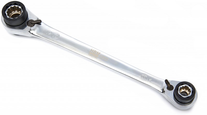 HBM omkeerbare ratel 8-in 1, 8 - 19 mm