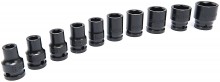 HBM krachtdoppenset 1/2 inch, 10-delig