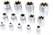 HBM inwendige torx doppenset 14-delig
