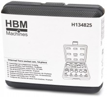 HBM inwendige torx doppenset 14-delig