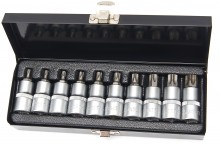 HBM 10 Delige 1/2 inch TORX Doppenset