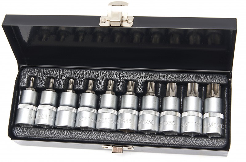 HBM 10 Delige 1/2 inch TORX Doppenset