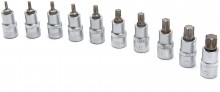 HBM 10 Delige 1/2 inch TORX Doppenset