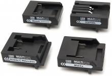 HBM LED multi batterij bouwlamp 45W 5000 lumen 5000K klasse 3