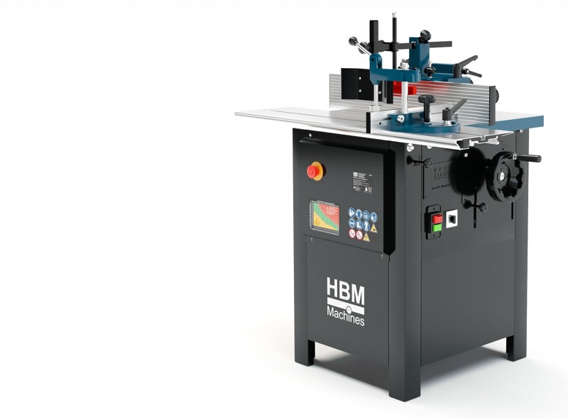 HBM træfræsemaskine 1500 Watt 230 Volt