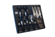 HBM inlay met tangenset, doorslagenset 17-delig